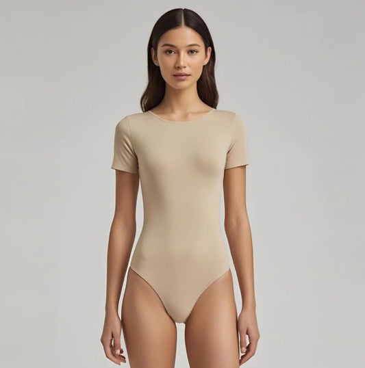 Body perla manga corta